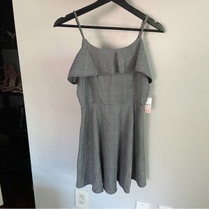 NWT Forever 21 Black and White Plaid Dress